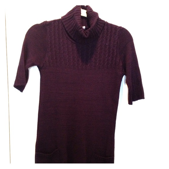 Turtleneck sweater dress