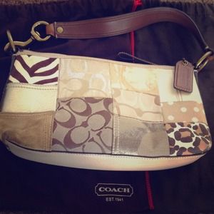 Khaki Coach Purse