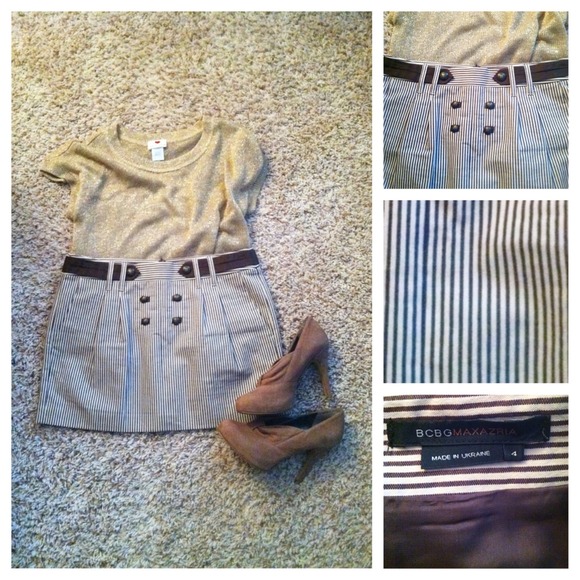 SOLD IN BUNDLE Military Inspired Skirt