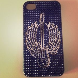 Black Rockstar Angel Iphone 4/4S