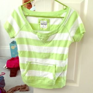 garage striped shirt! worn once, super comfy