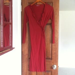SOLD in bundle: Gap Maternity red wrap dress
