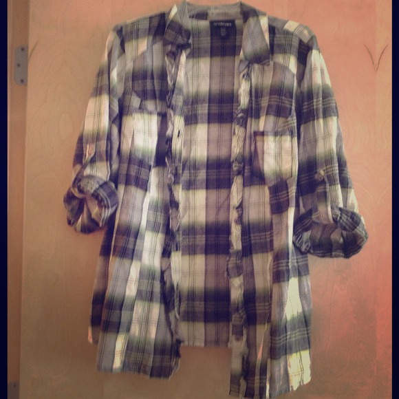 SOLD.....Green plaid shirt