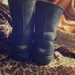 Fadded black uggs used