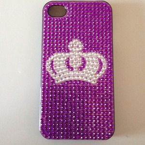 Purple Crown Iphone 4/4S