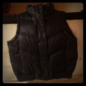 Black Gap puffy vest