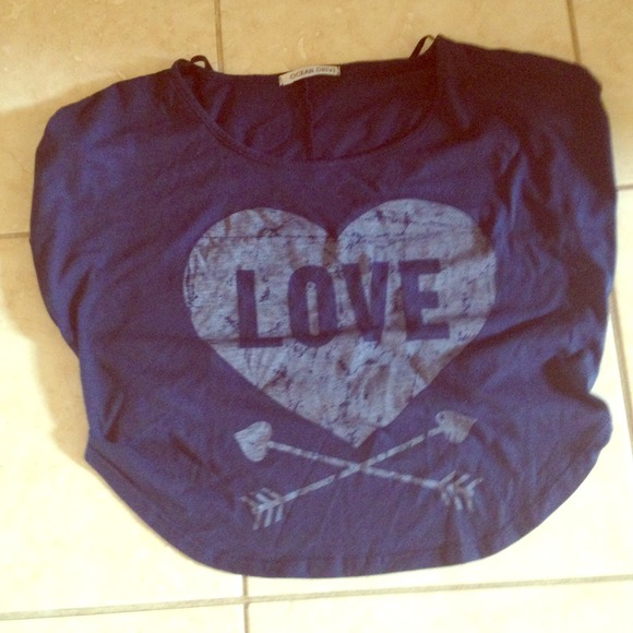 Love Oversized Crop Top