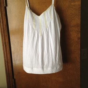 White with design tank top!