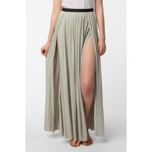 Ecote double-slit maxi skirt size 6