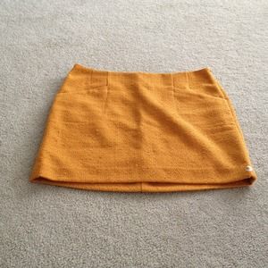 The Limited mustard yellow skirt size 12