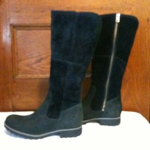 Timberland Suede/Leather tall boot 6M