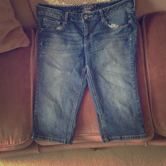 Jean knee length.