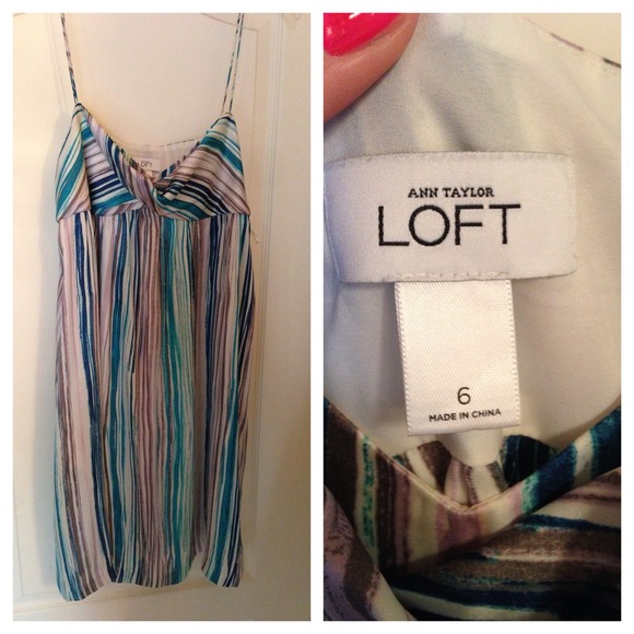 Striped spring dress