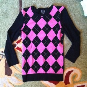 Argyle women's sweater.