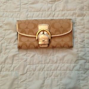 Coach Gold Wallet