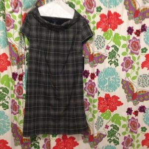 SOLD!' Tommy Hilfiger black and grey plaid dress