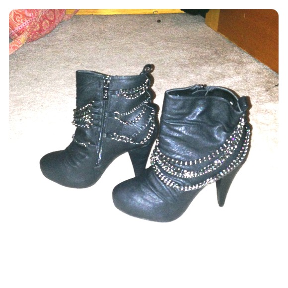 Black booties