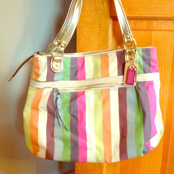 Coach Poppy Legacy Tote