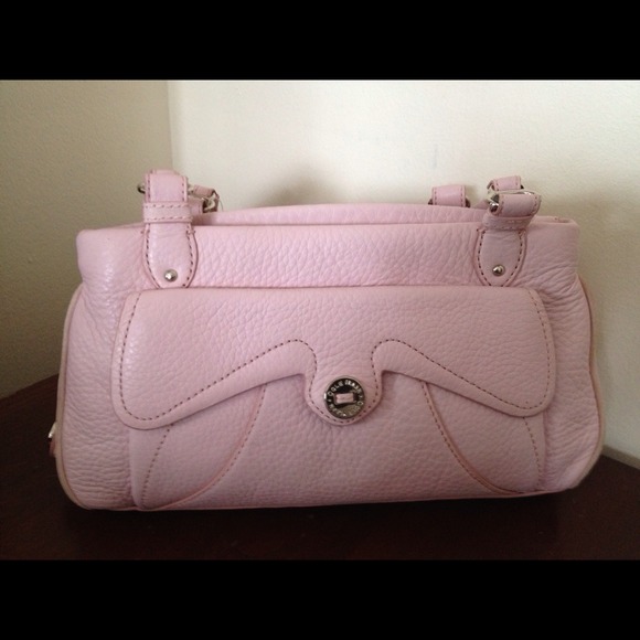 pebbled leather authentic cole haan purse - Picture 2 of 4