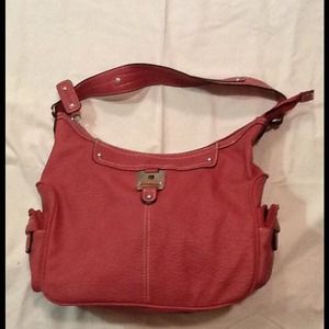 Soft pink handbag