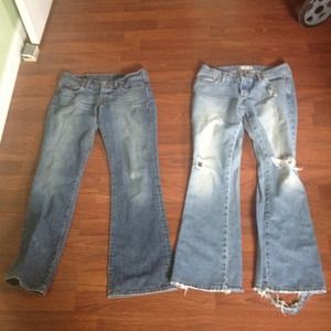 Lucky jeans and American Eagle