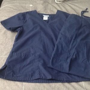 😷Navy blue scrubs 😷