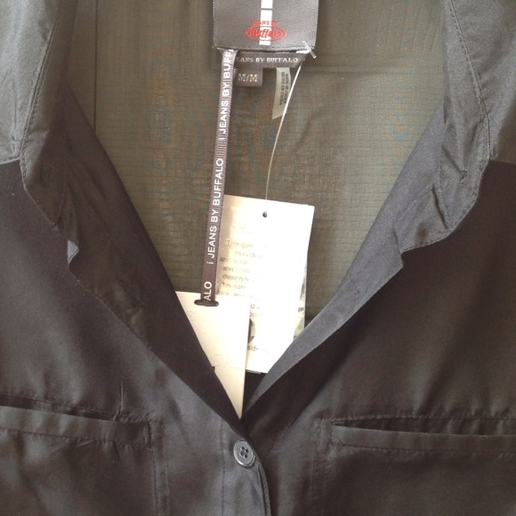 Black Long Sleeve Shirt - Picture 3 of 4