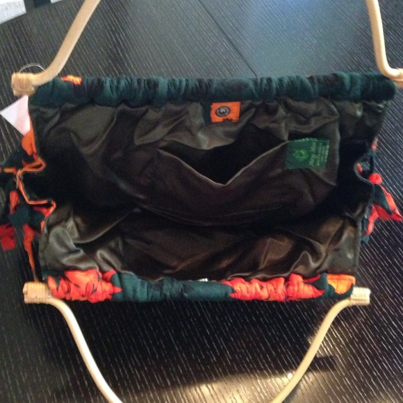 Green & Orange Aloha Bag - New w/Tags & Never Used - Picture 2 of 2