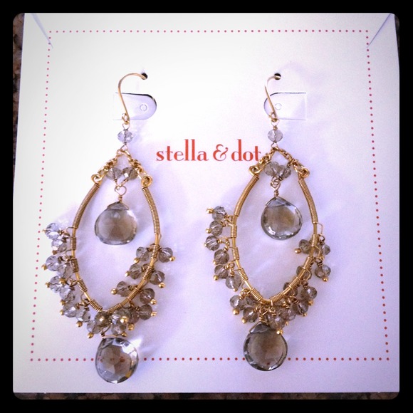 Stella & Dot Juliette Gem Drop earrings