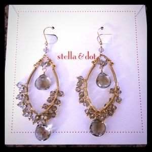 Stella & Dot Juliette Gem Drop earrings