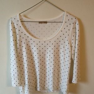 Cute green polka dot sweater