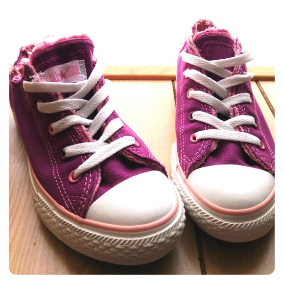 Rugged Raspberry and Pink All-Star Converse Shoes