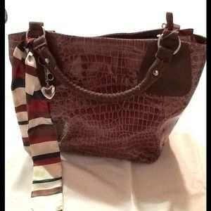 Brown handbag