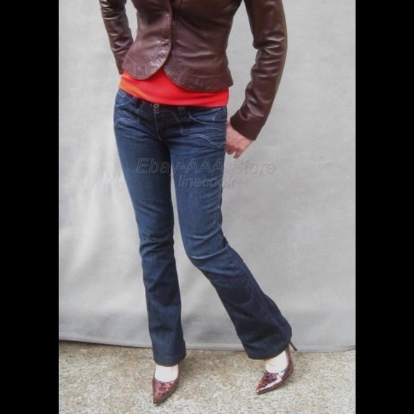 ⛔️SOLD⛔️ ANTIK dark wash blue jeans sz 28, 32x31 - Picture 2 of 4