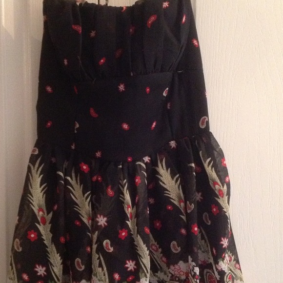 *Reduced* Sun/cocktail dress! Fun fall print! - Picture 2 of 4