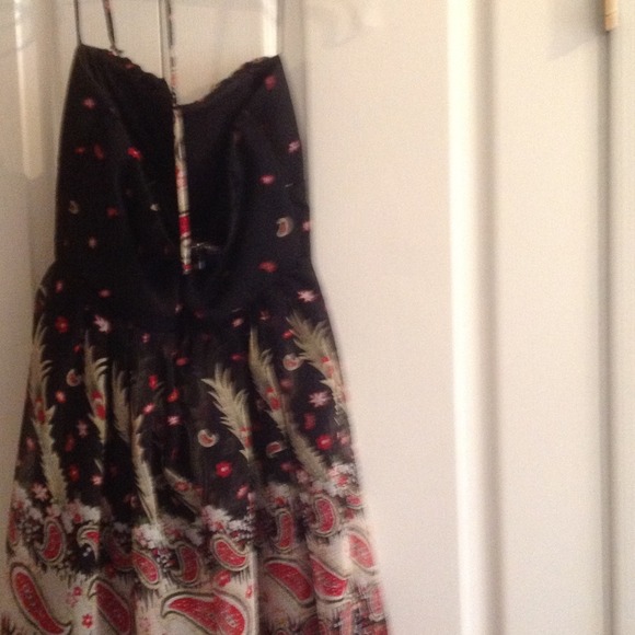 *Reduced* Sun/cocktail dress! Fun fall print! - Picture 3 of 4