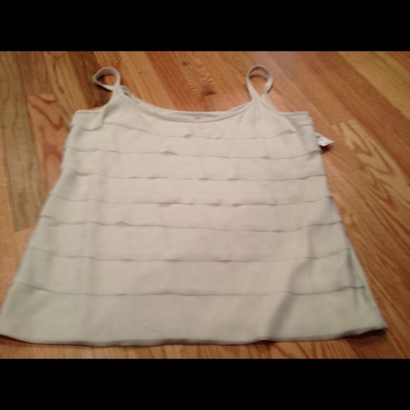 Cream layered camisole