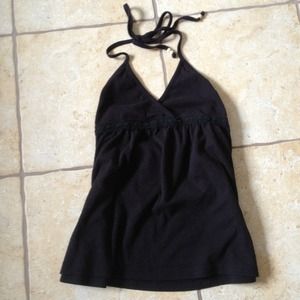 SOLD in bundle-Victoria's Secret black halter top