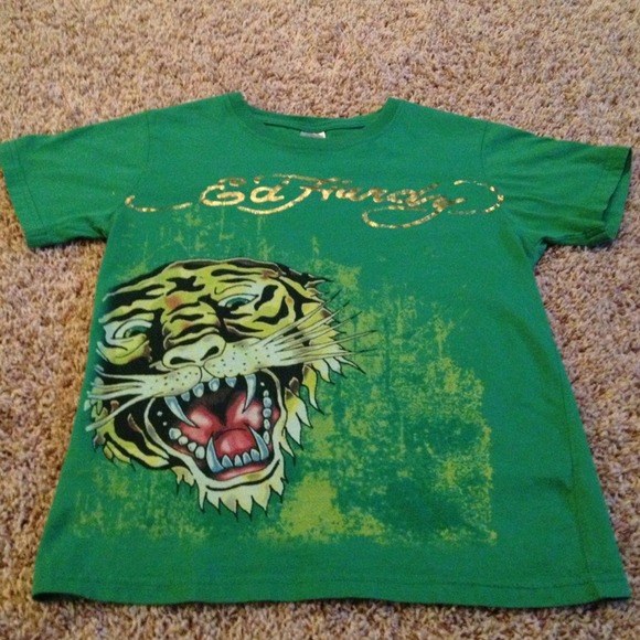 Ed Hardy shirt size medium youth boys worn once