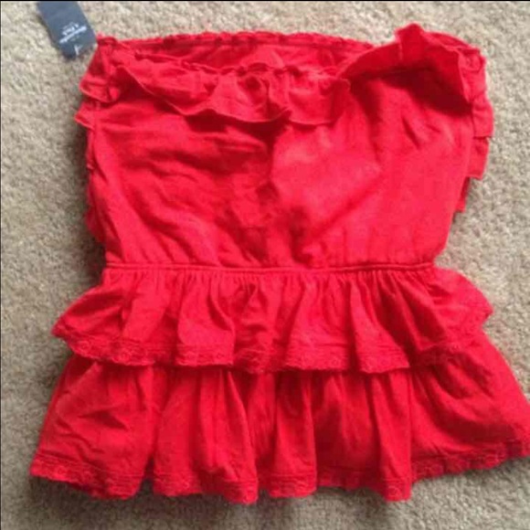 👚A&F Ruffle Top👚 - Picture 2 of 3