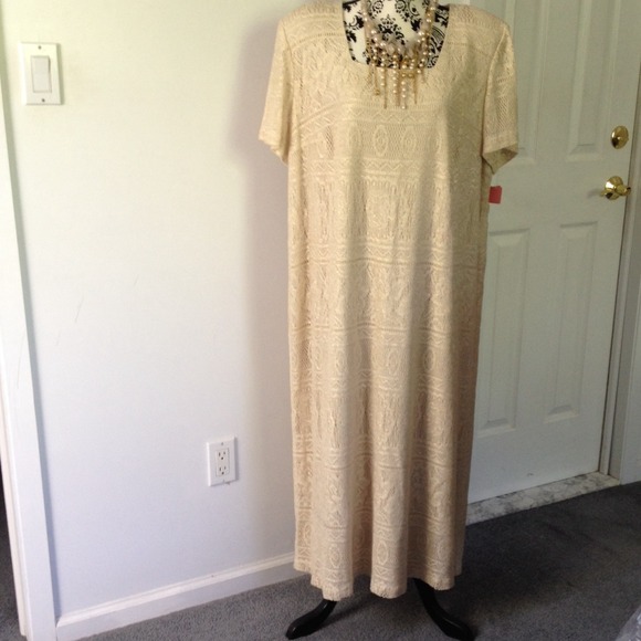 Metallic gold embroidered gown