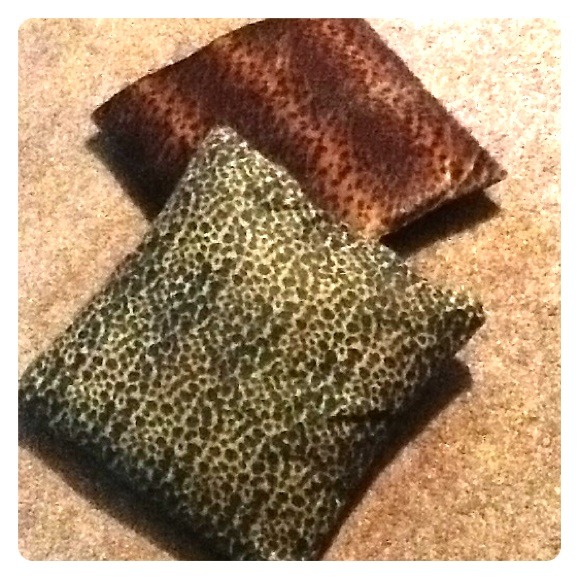 Cheetah throw pillows