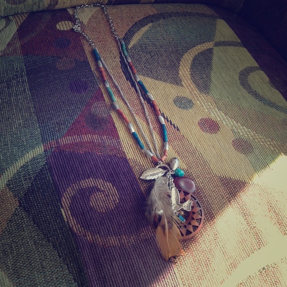 Tribal Feather Necklace