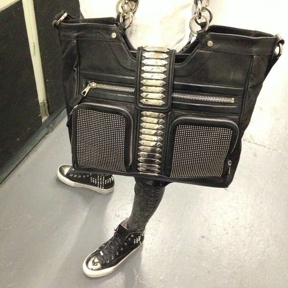 Balenciaga Handbags - *REDUCED* Authentic Balenciaga Stud Motorcycle bag