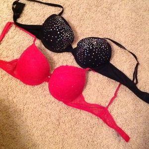 Two Charlotte Russe push up bras
