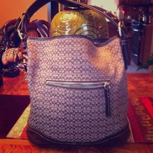 Light and Dark Brown Coach purse