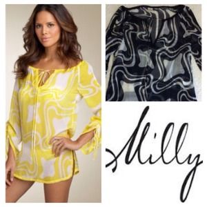 🔆HOST PICK! Milly navy and white coverup/tunic