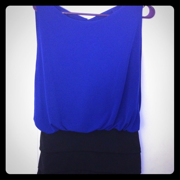 Valerie betinelli royal blue dress