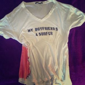 Oversized wild fox tee