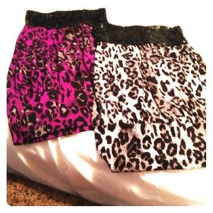 🔥🔥Reduced 2 Strapless animal print tops